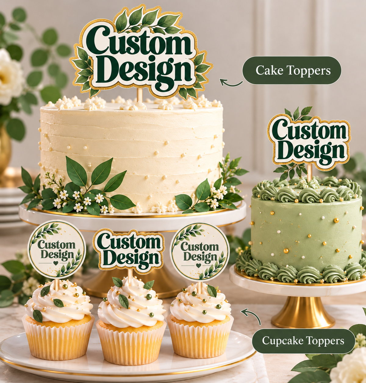 Cake & Cupcake Toppers