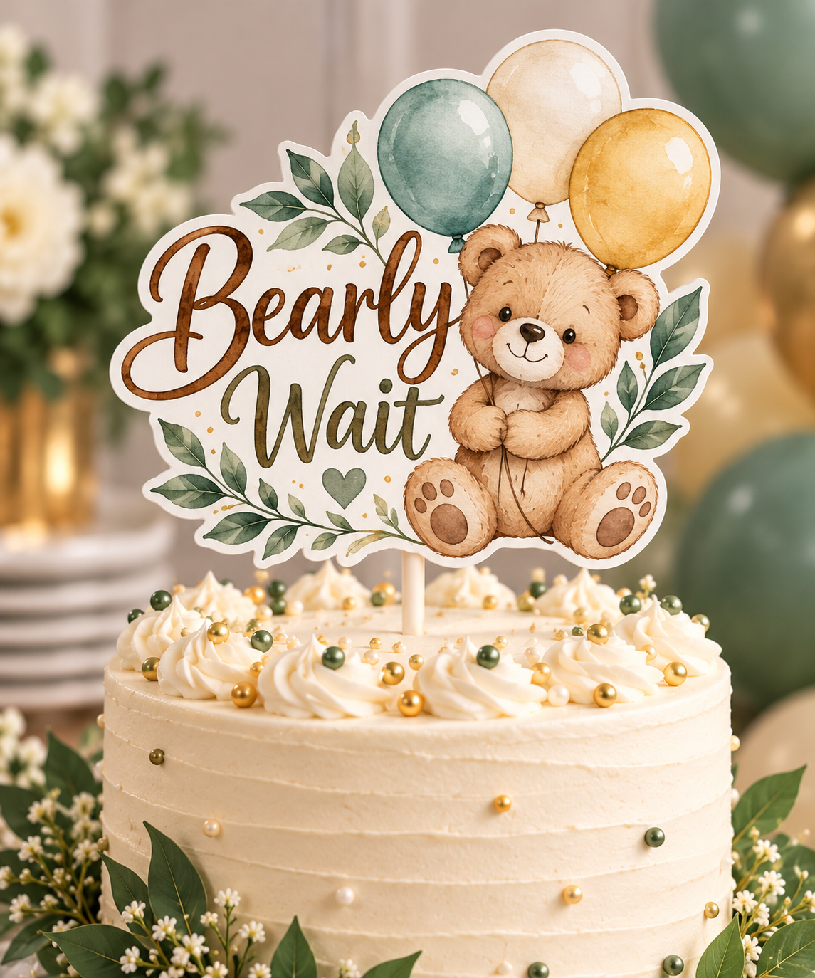 Custom Paper Cake Toppers
