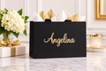Personalized Gift Bags: Paper Large Black Gift Bag
