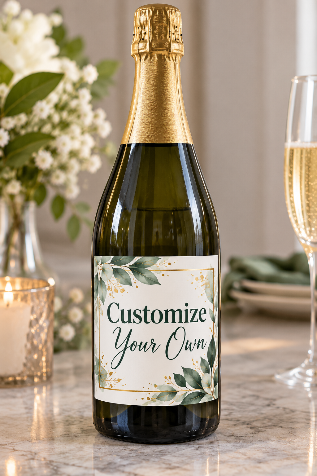 Customized Wine & Champagne Bottle Labels