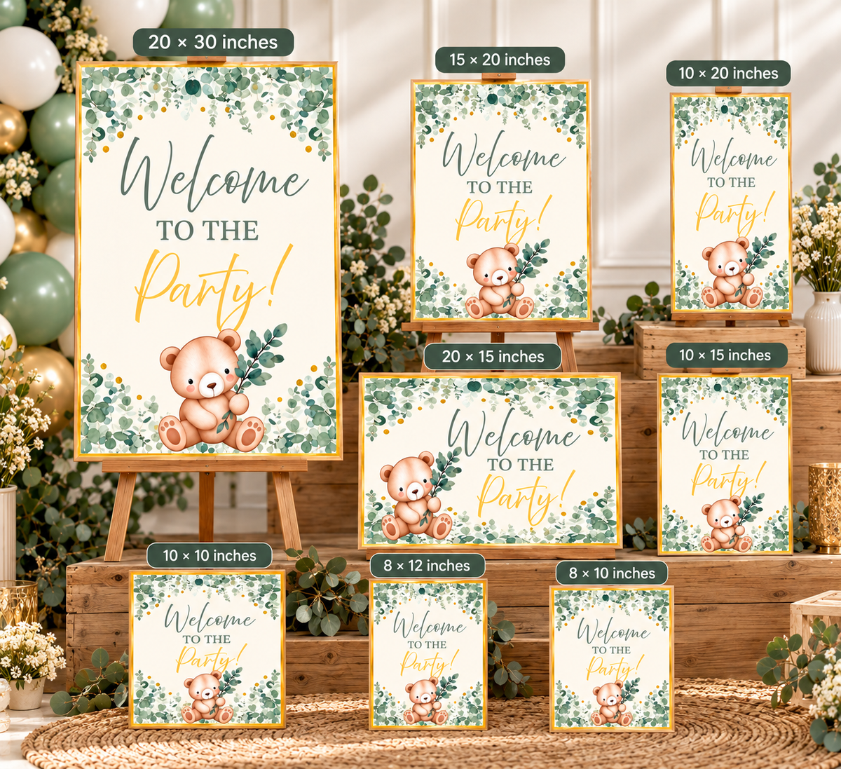Party Poster Signs