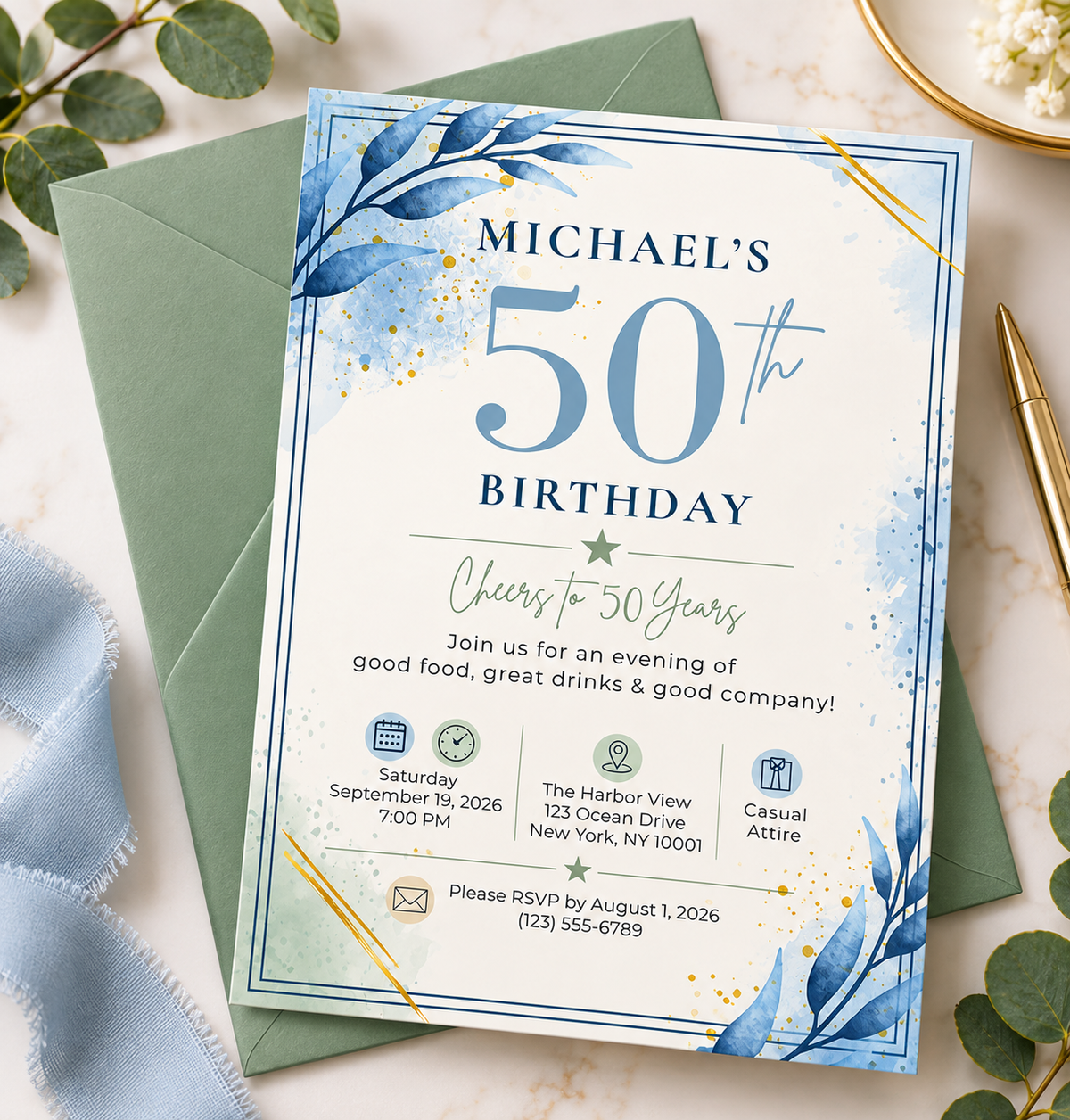 Customized Printed Invitations