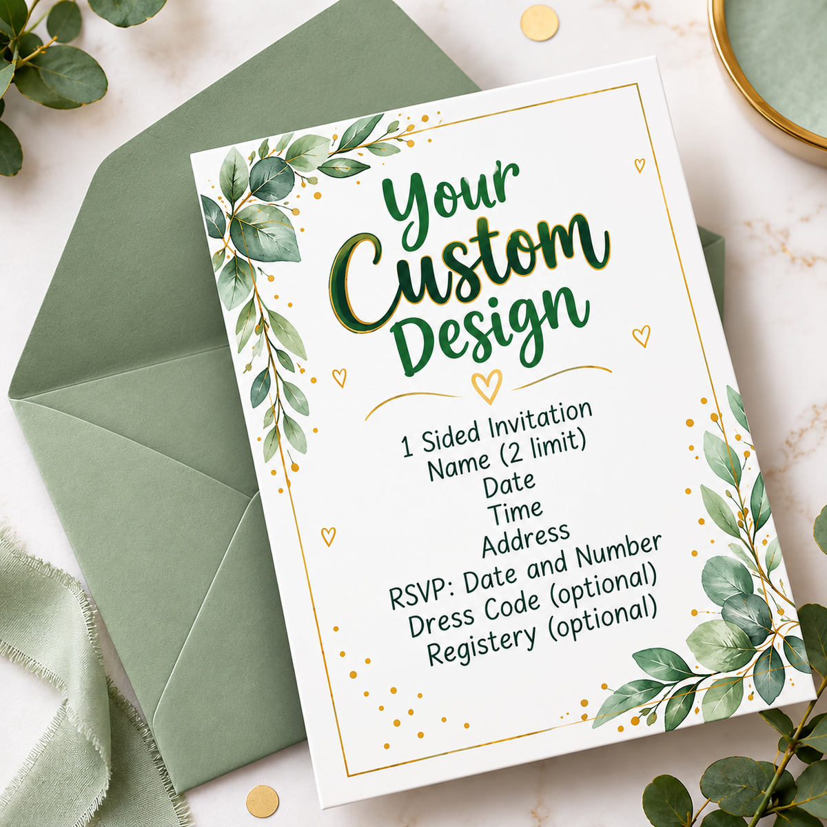 Customized Printed Invitations