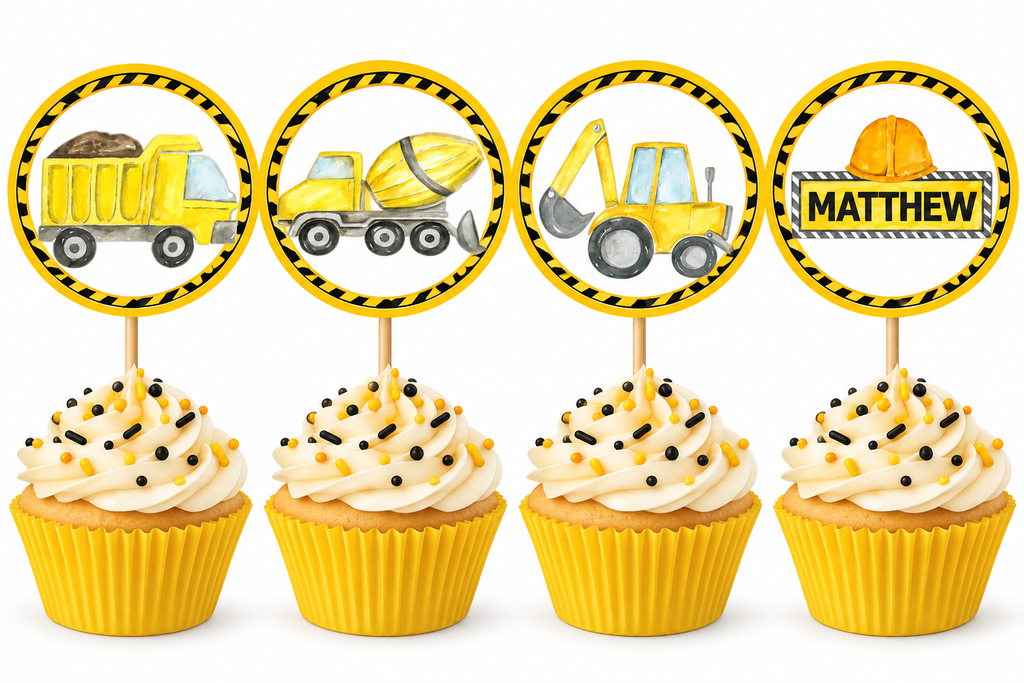 Paper Cupcake Toppers
