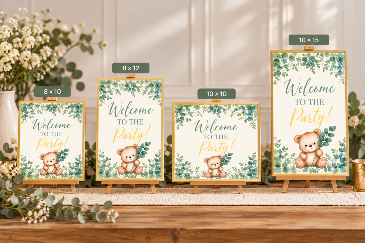 Party Poster Signs